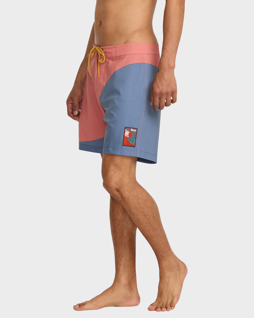 Mens La Wave Split 17" Boardshorts