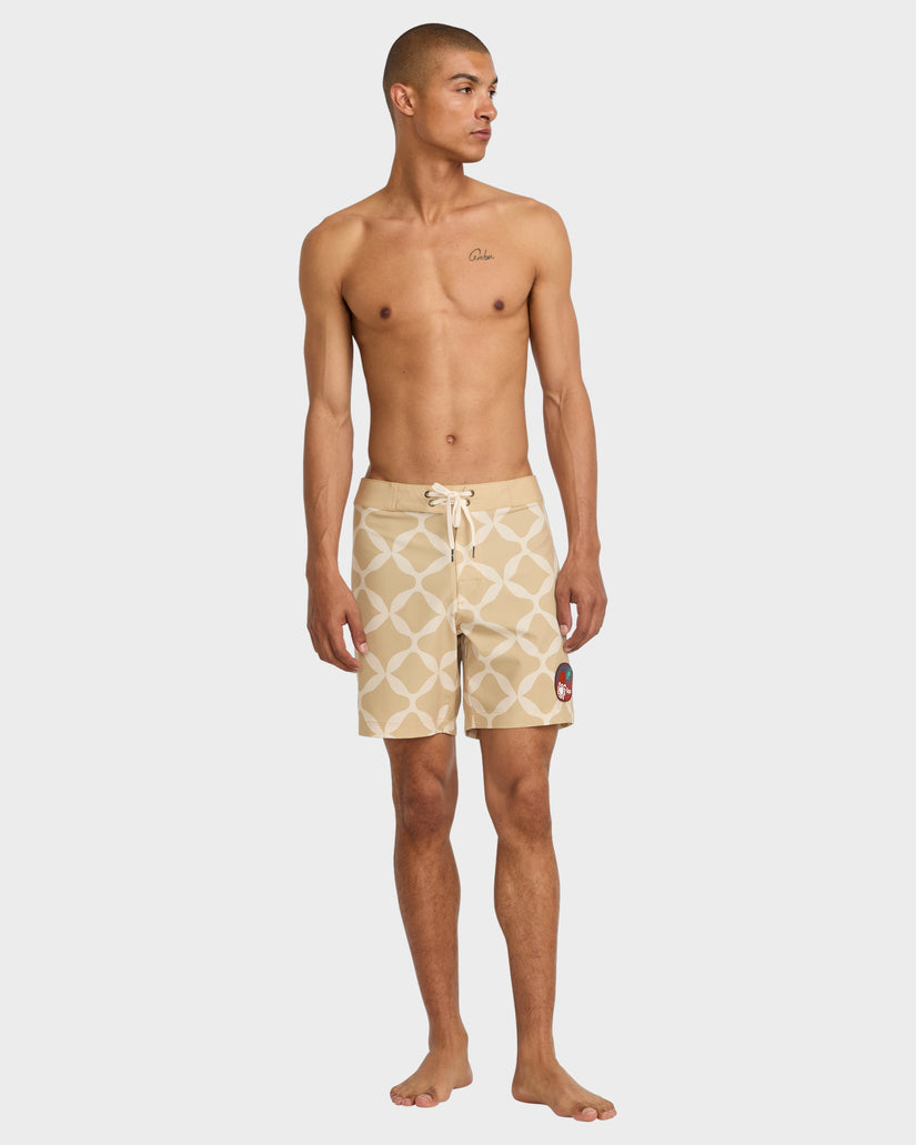 Mens La Ornament 17" Boardshorts