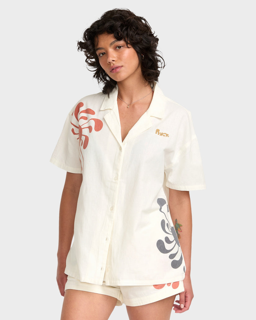 Womens Lauryn Button Up