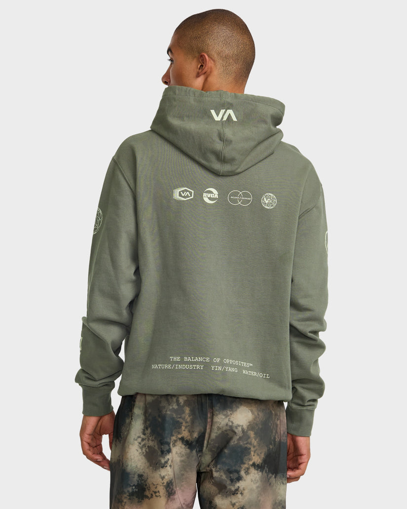 Mens Multi Icons Hoodie