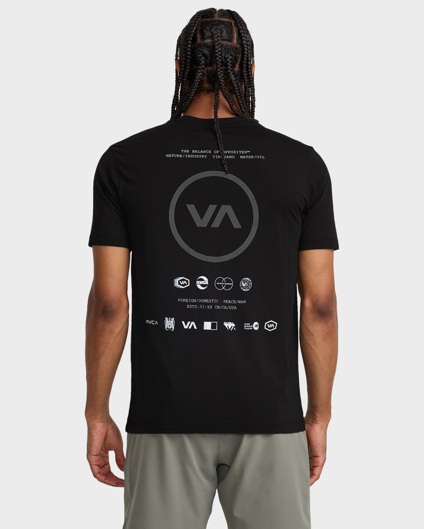 Mens RVCA Symbol Stacks T-Shirt