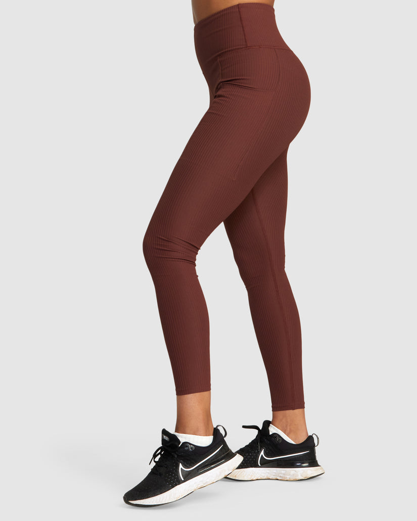 Womens Mineral Rib Pocket Legging