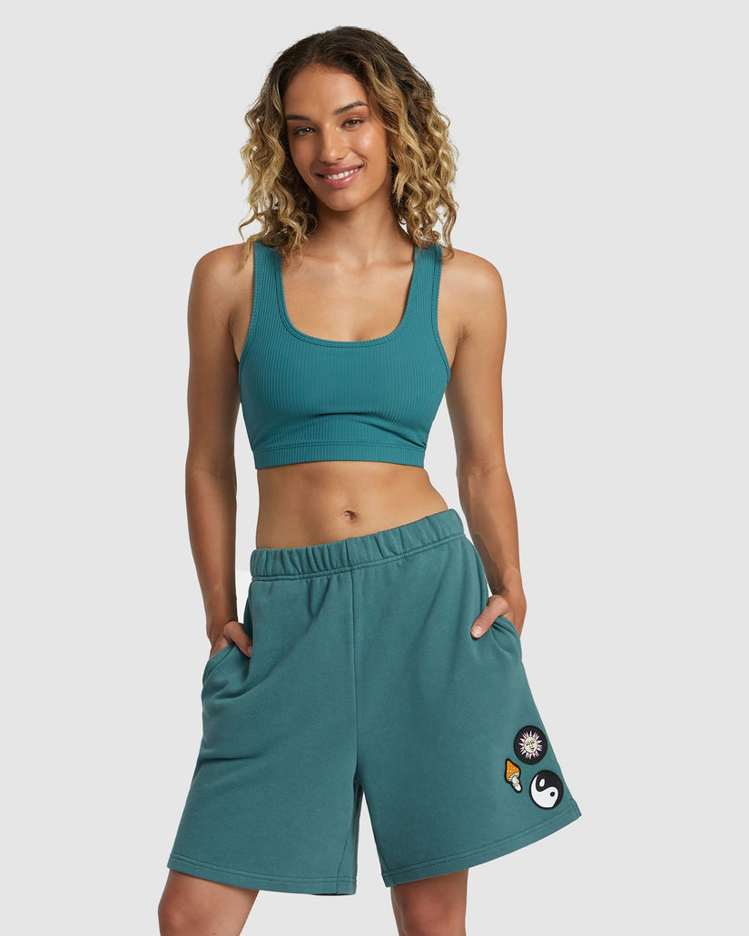 Rose Machado Baggy Oversized Sweat Shorts