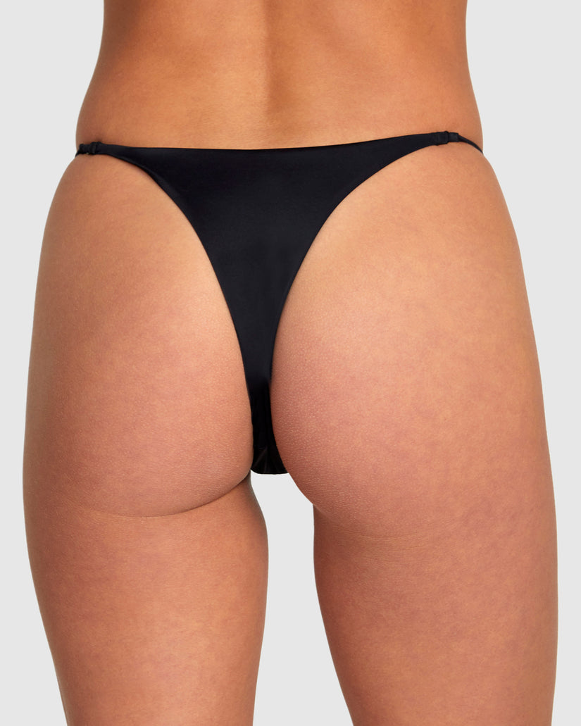 Womens Solid Ultra Skimpy Bikini Bottom