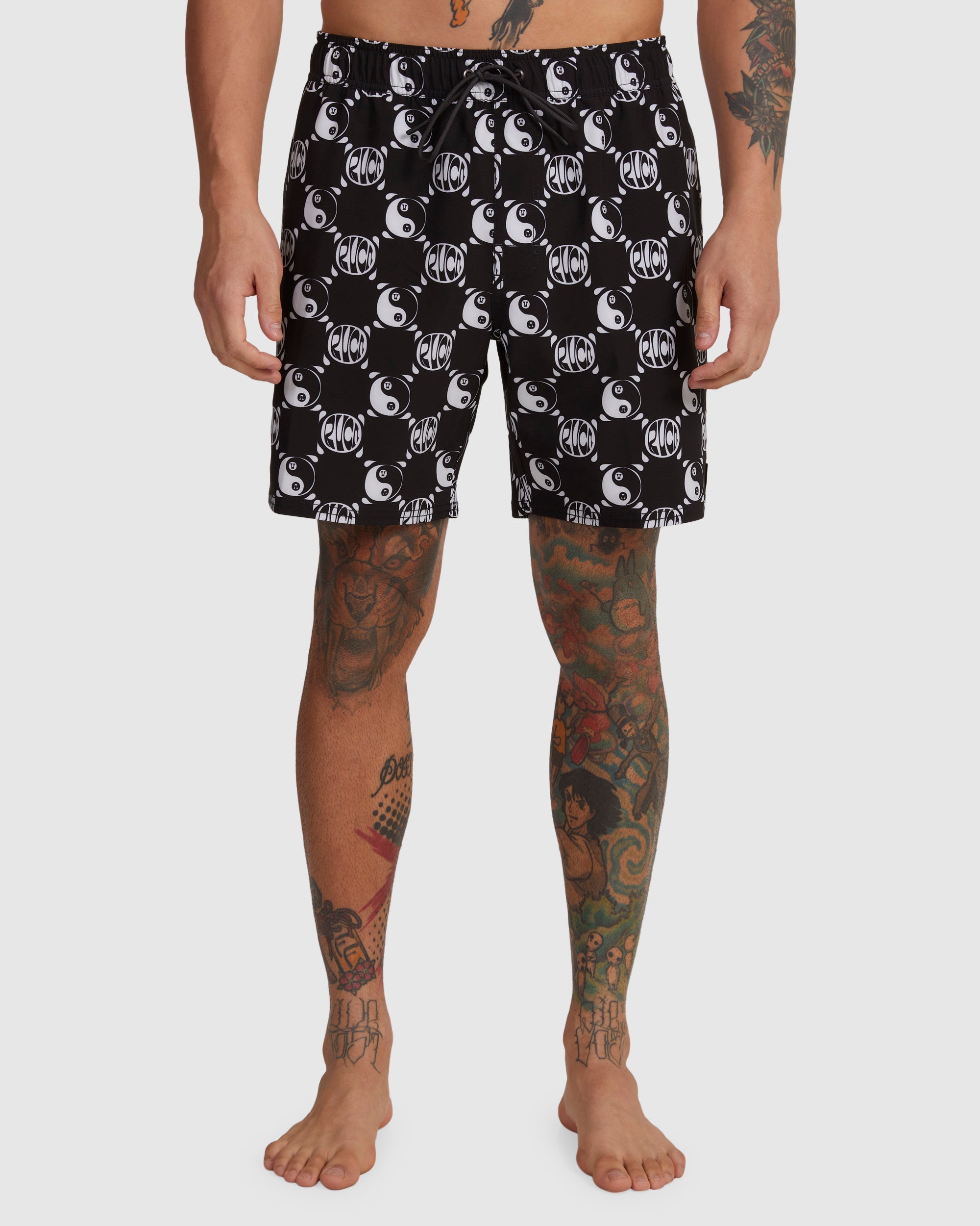 Rvca elastic boardshorts online