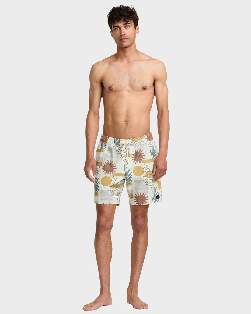 Mens Atlas 17" Elastic Swim Shorts