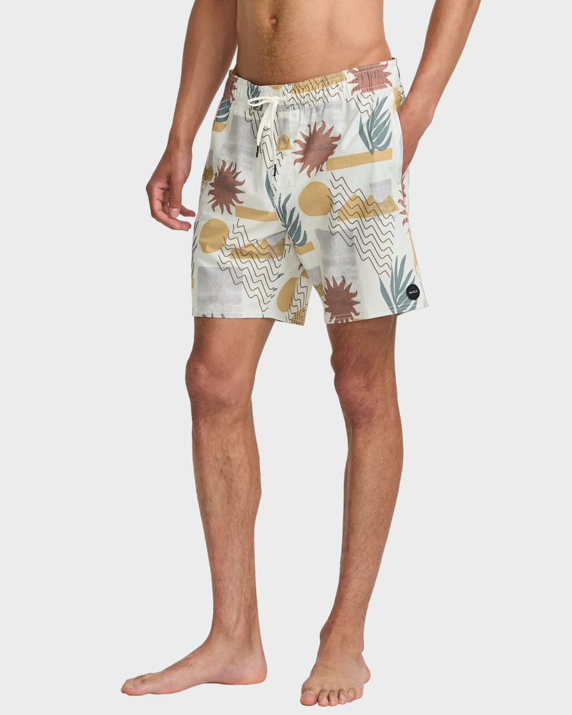 Mens Atlas 17" Elastic Swim Shorts