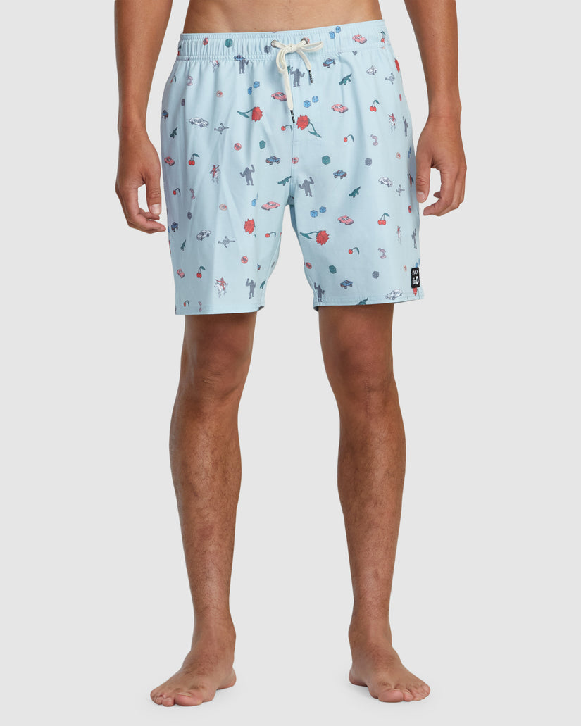 Luke P Elastic Boardshorts