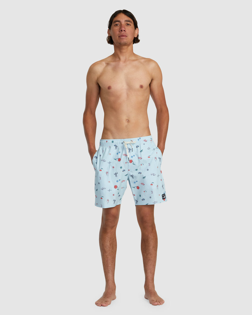 Luke P Elastic Boardshorts