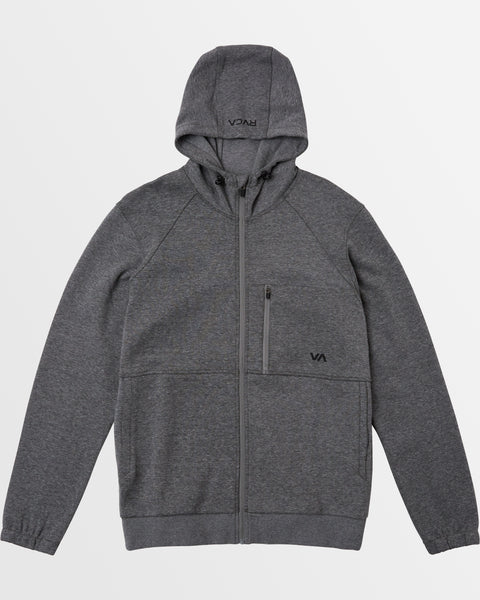 Rvca hoodie grey on sale