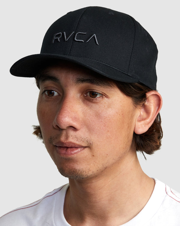 Mens RVCA Flex Fit Cap