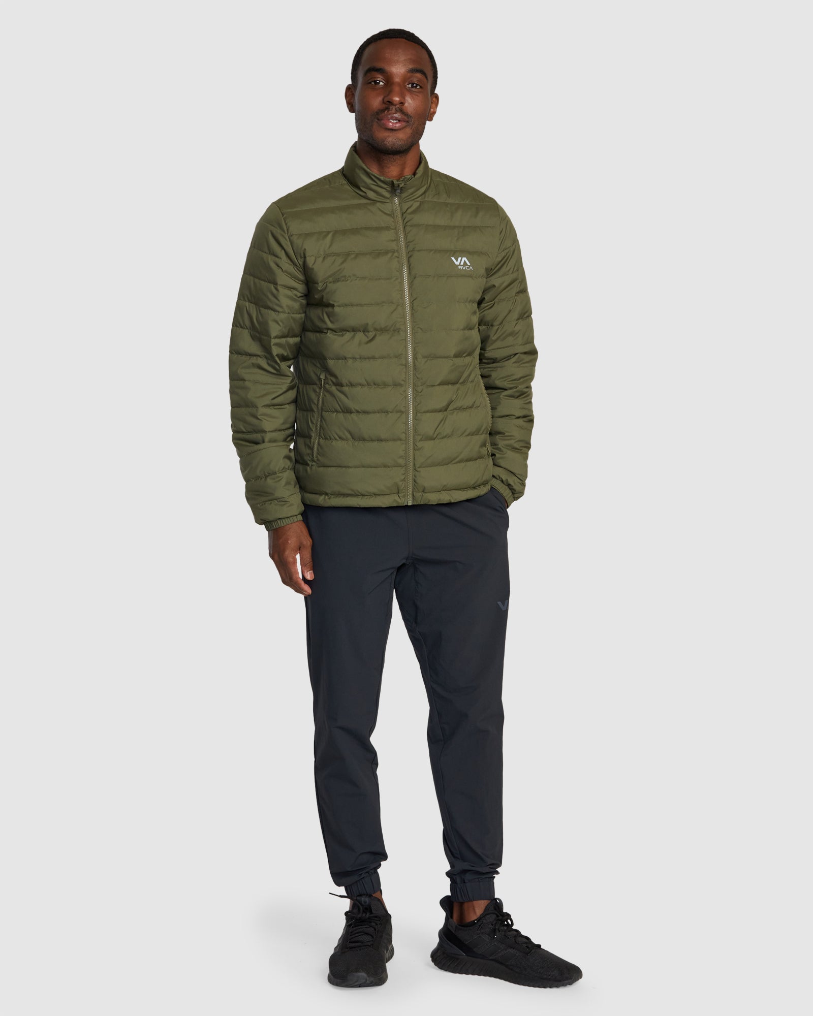 Rvca logan puffer jacket online