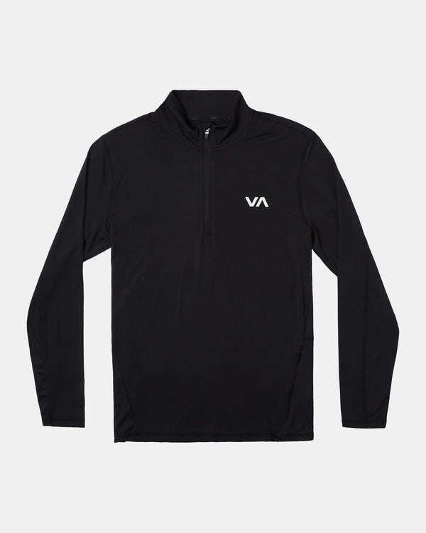 Mens Sport Vent Long Sleeve Half Zip