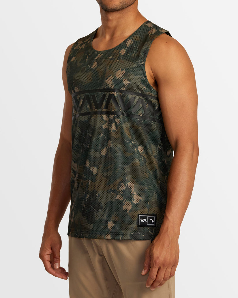 Mens Hawaii Taro Mesh Tank Top