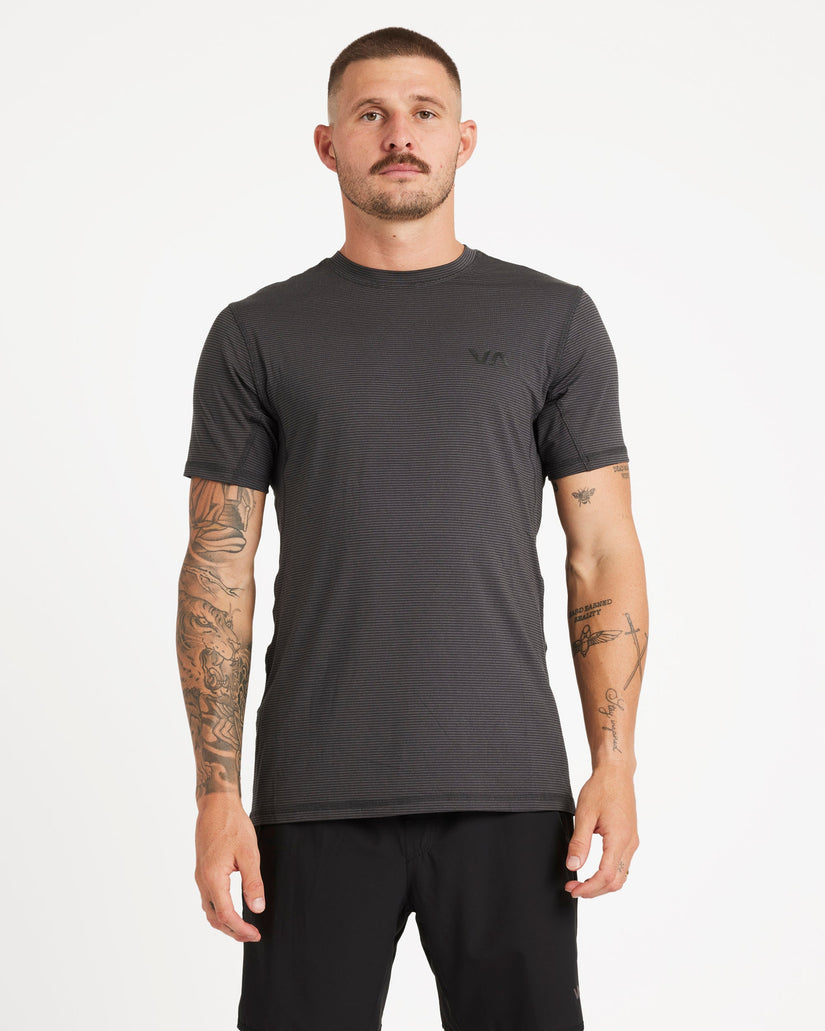 Mens Sport Vent Stripe T-Shirt