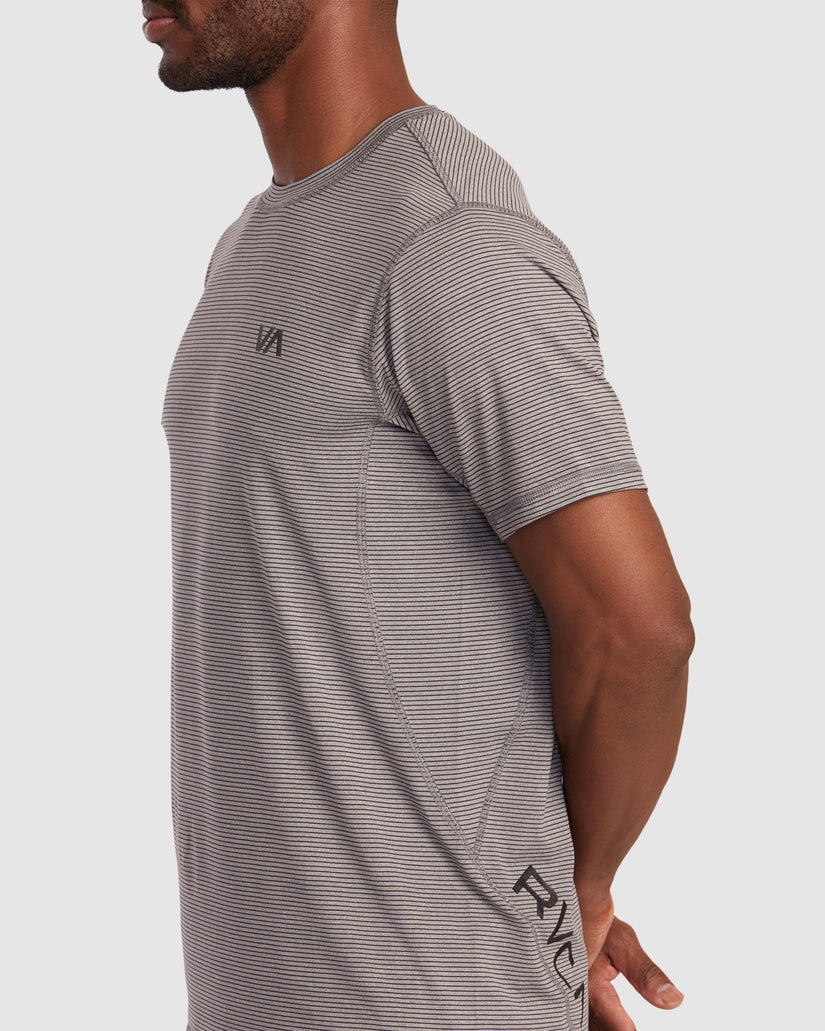 Mens Sport Vent Stripe T-Shirt