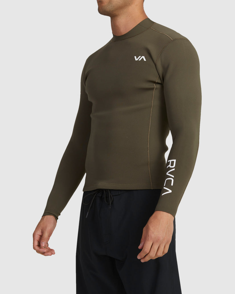 Mens Balance Back Zip Wetsuit Top