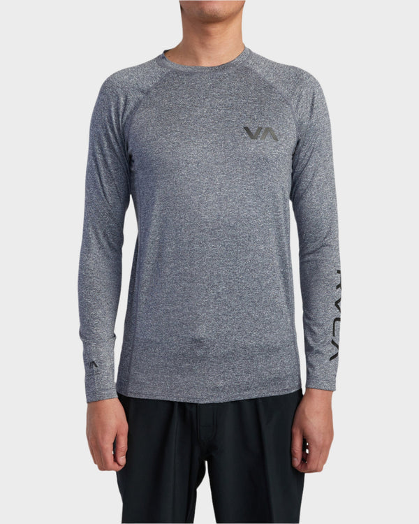 Mens RVCA Long Sleeve Rash Vest