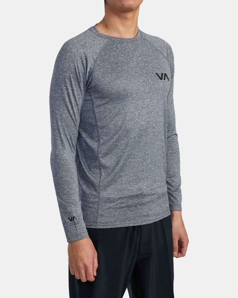 Mens RVCA Long Sleeve Rash Vest