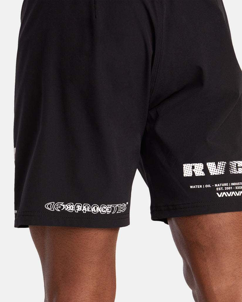 Mens Fight Scrapper 17" Shorts