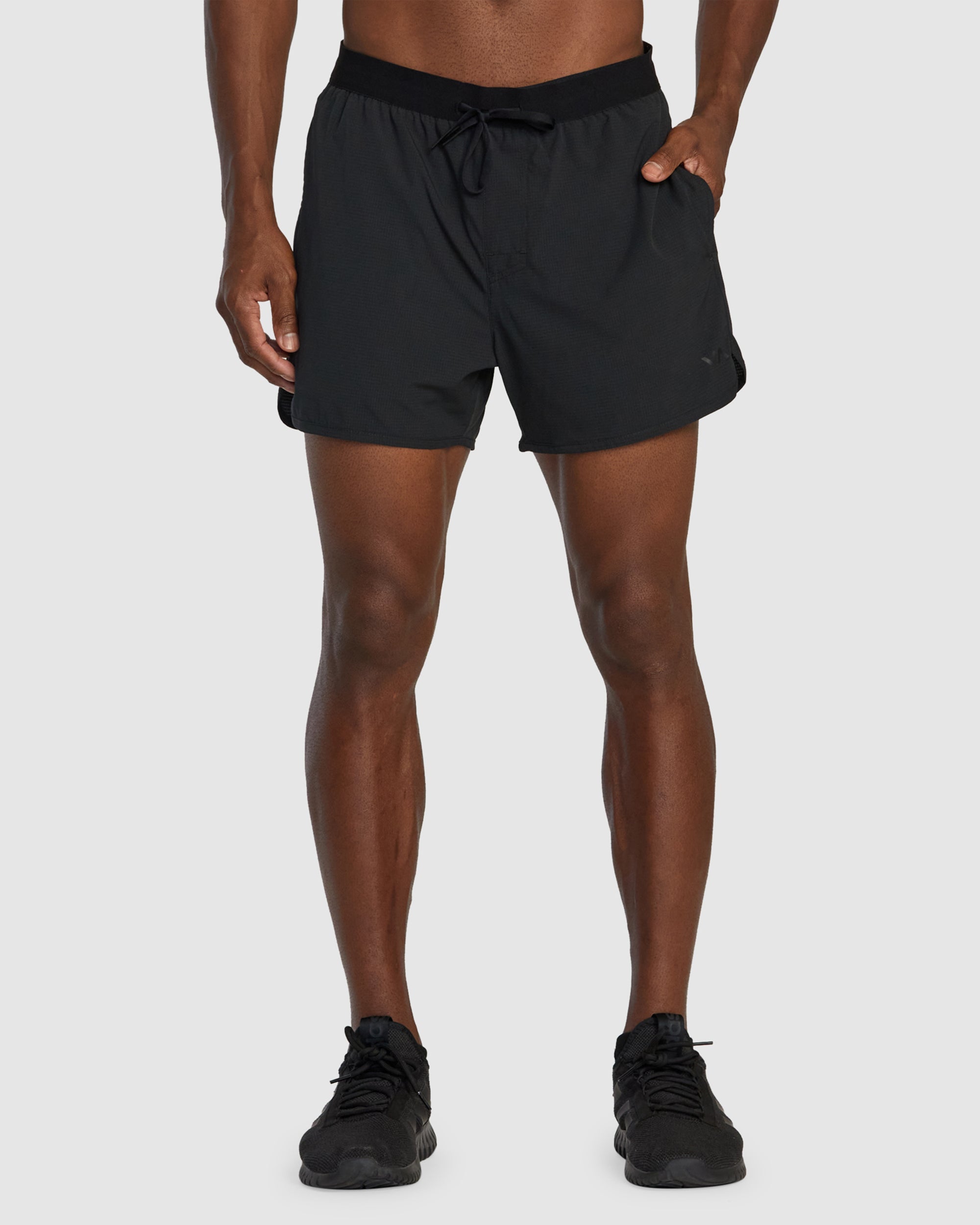 Mens RVCA Runner 14 Walk Shorts Black RVCA AU