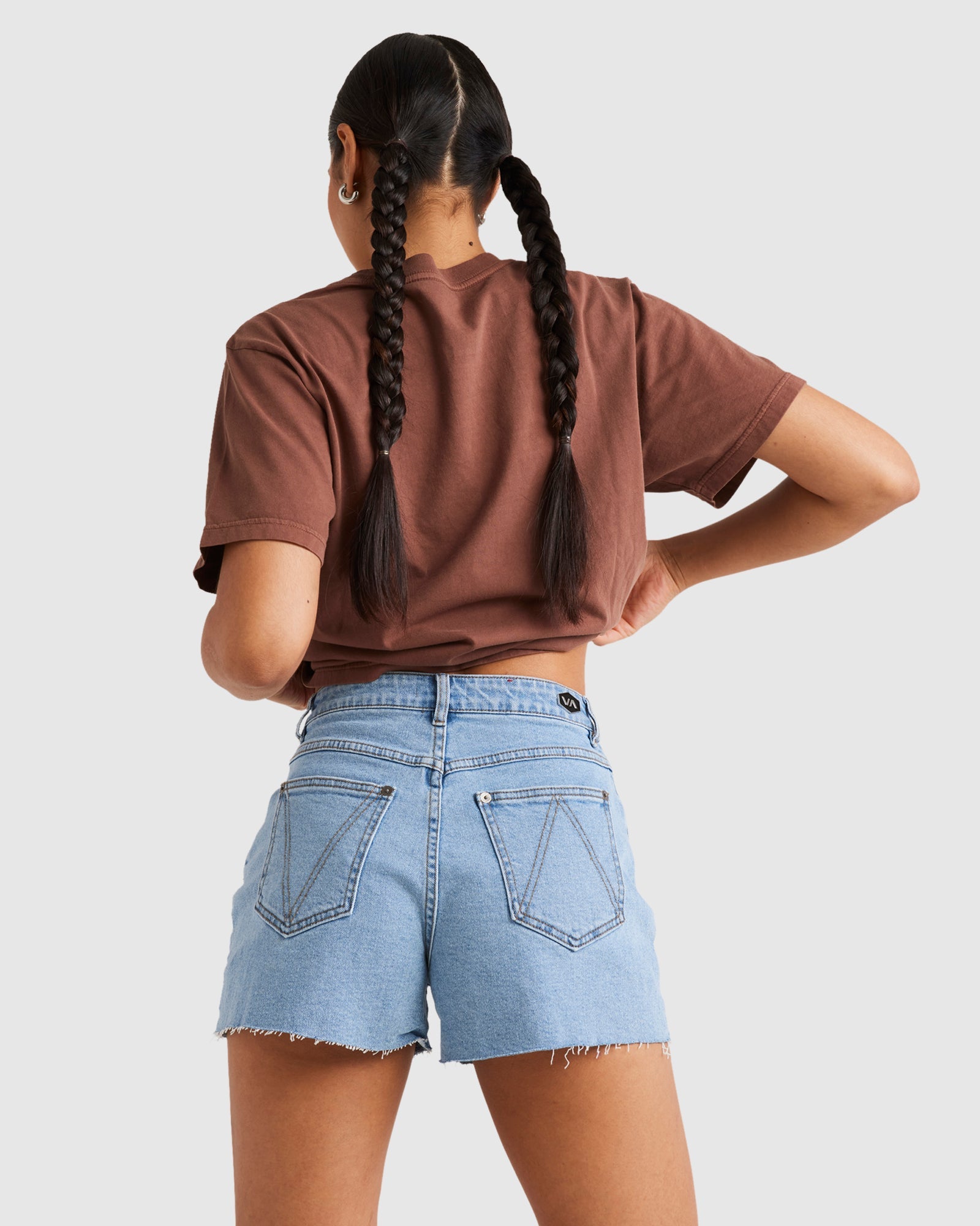 Rvca denim shorts on sale