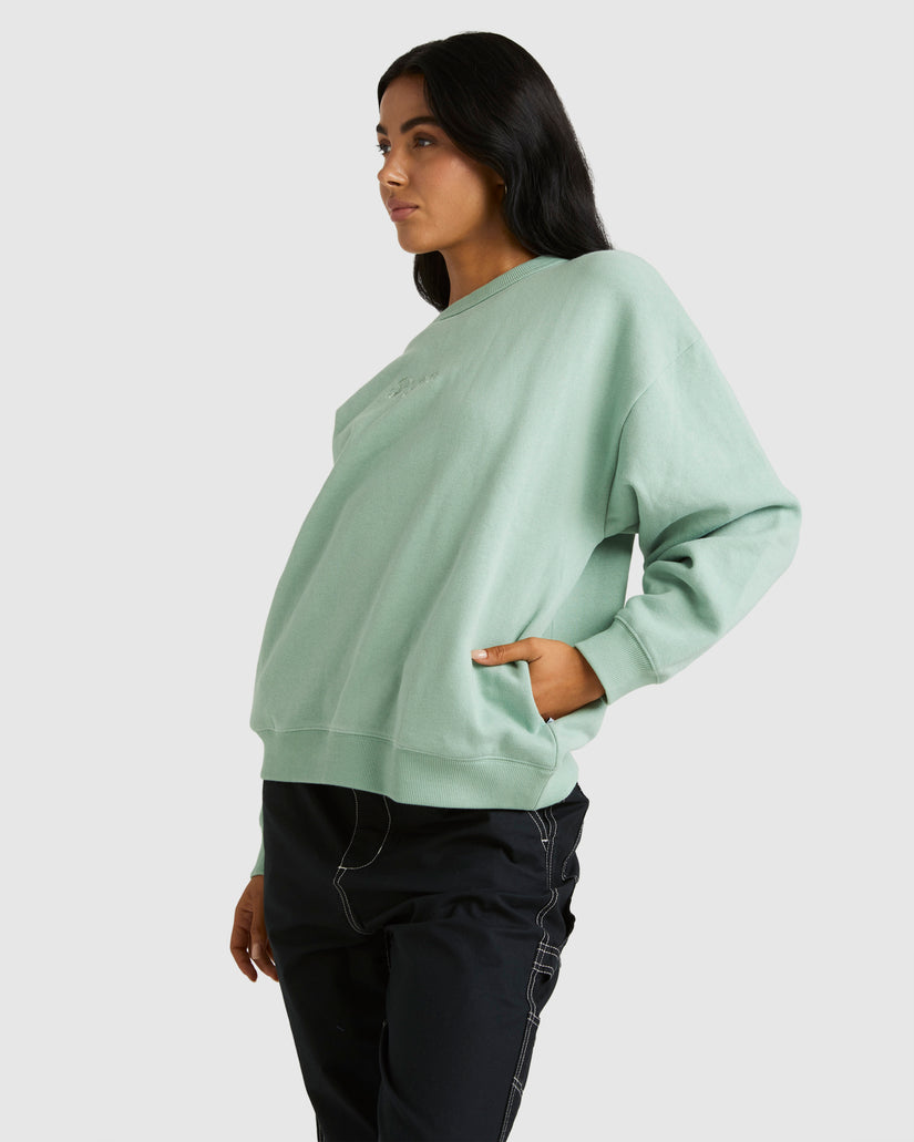 Womens RVCA Pocket Crew