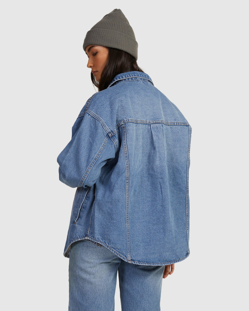 Womens Indie Denim Shacket