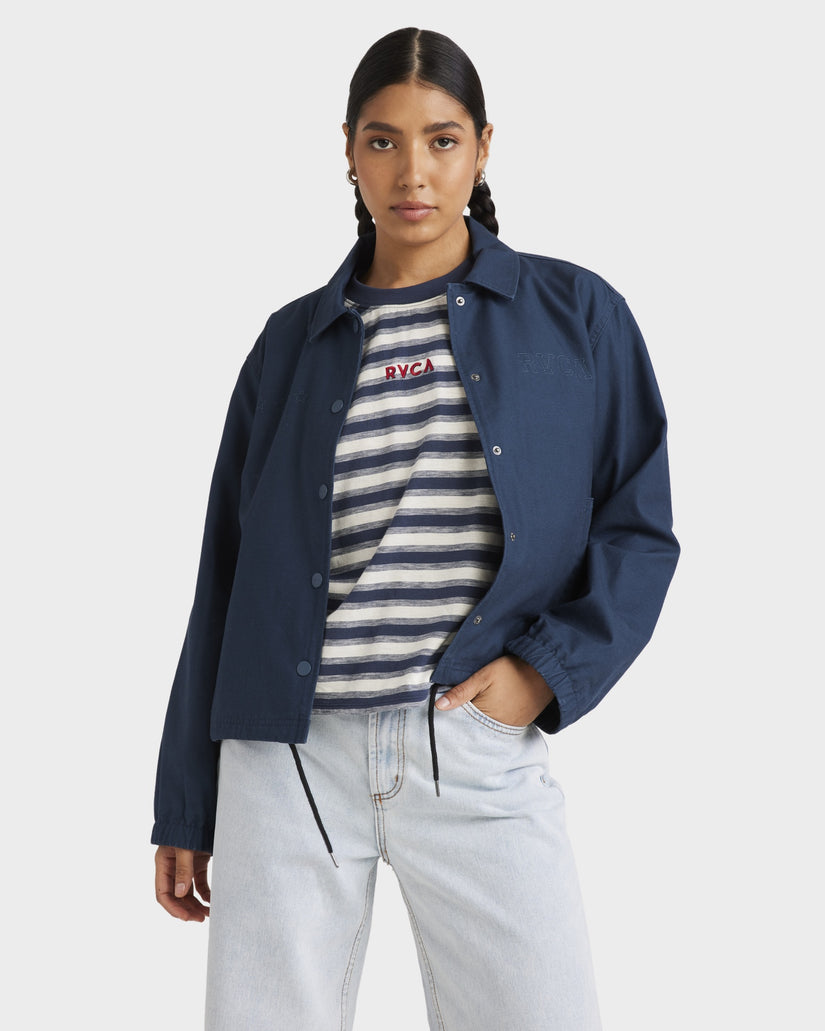 Womens Twill Coaches Jacket