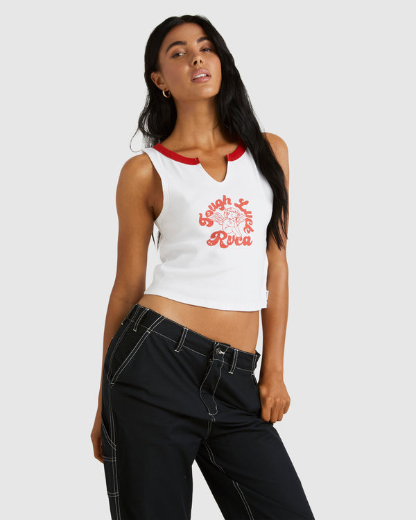 Womens Tough Luck Staple Tank Top