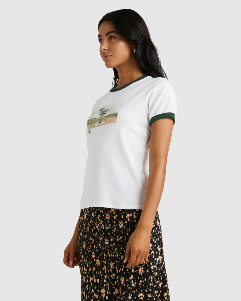 Womens Roswell Shrunken T-Shirt