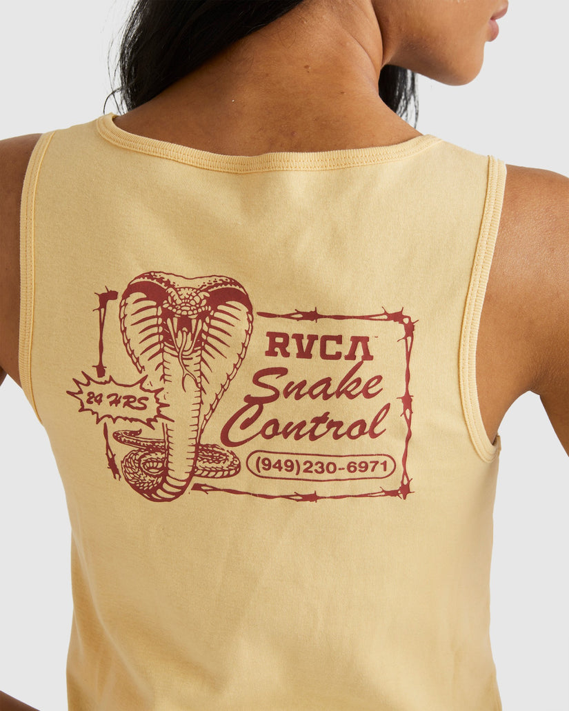 Womens Snake Control Staple Tank Top