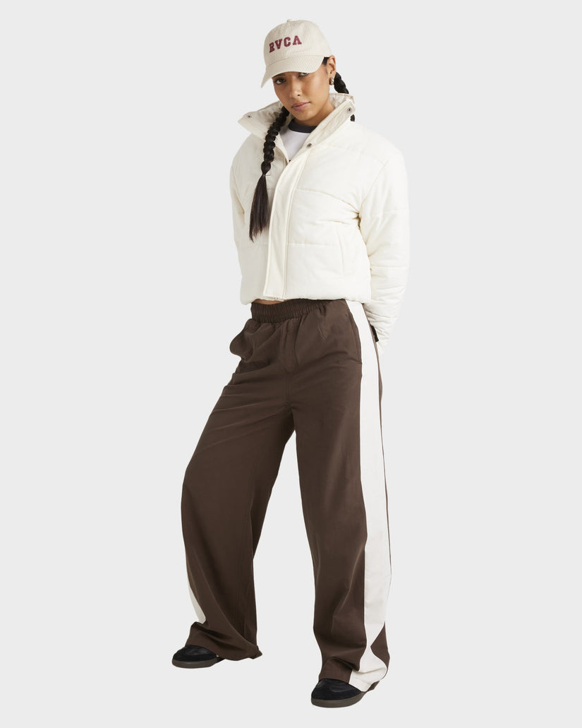 Womens Tracked Wide Leg Pant