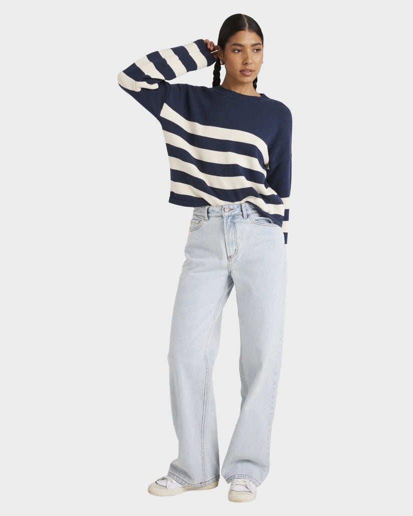 Womens Ivy Stripe Sweater