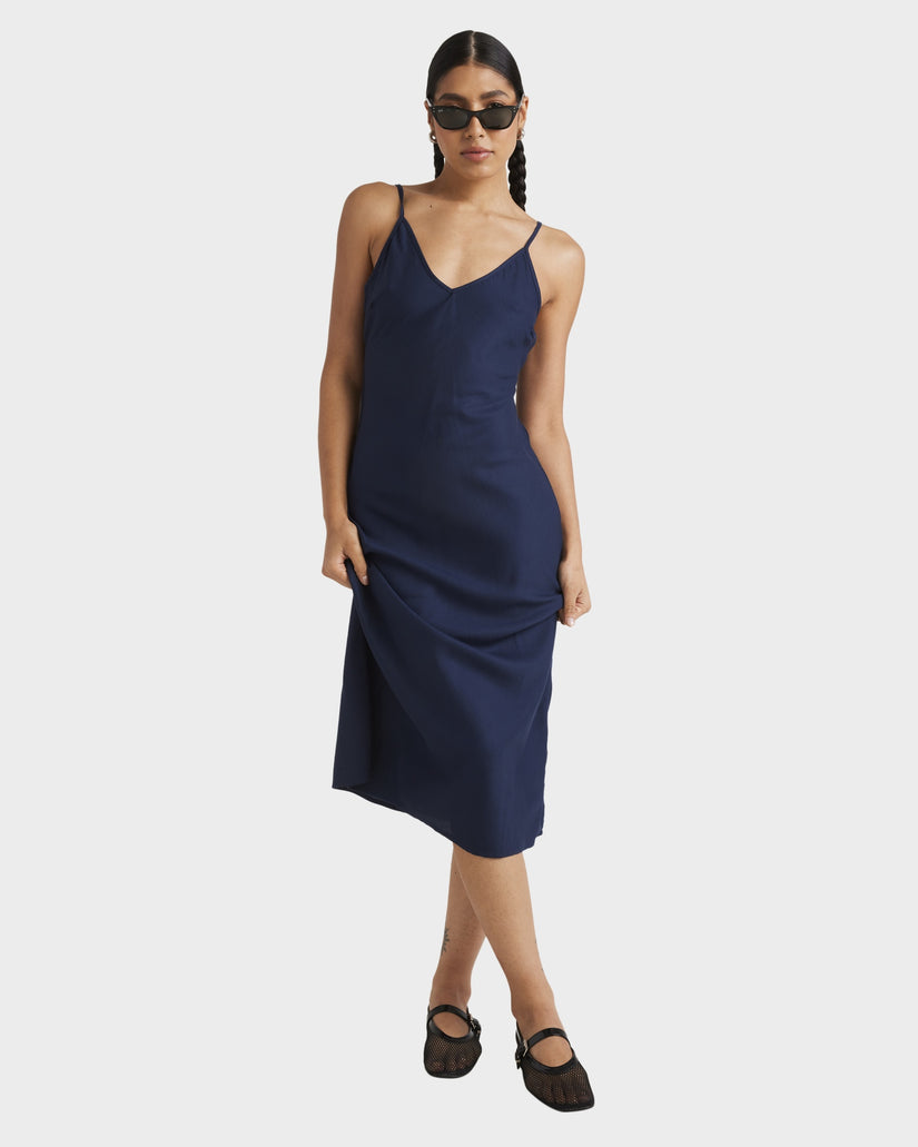 Womens Everyday Bias Midi Dress