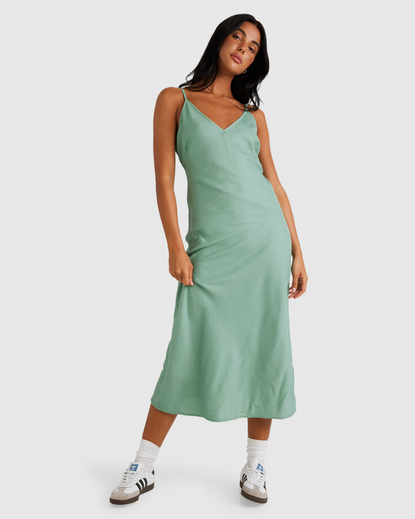 Womens Everyday Bias Midi Dress