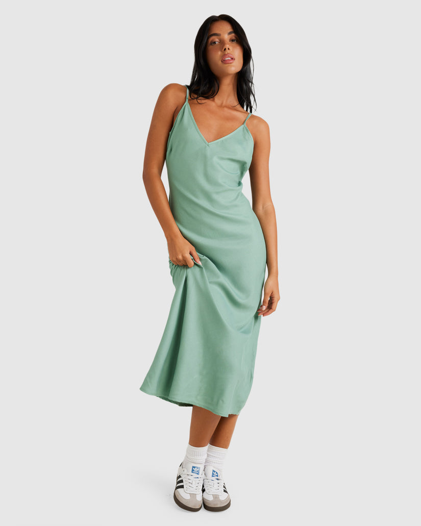 Womens Everyday Bias Midi Dress