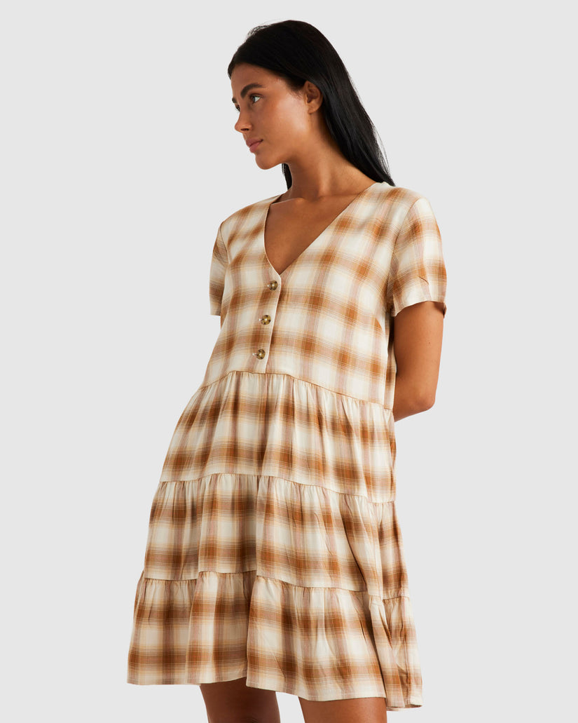 Womens Plaid Heights Dress