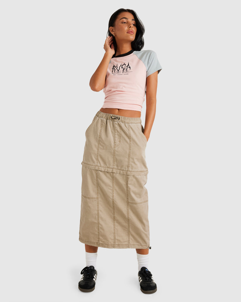 Womens Stowaway Zip Off Skirt