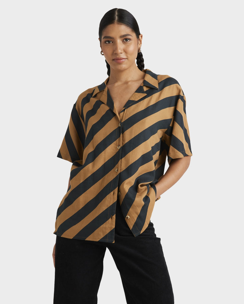 Womens Milspec Stripe Overshirt