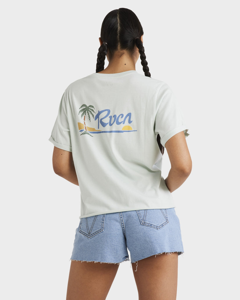 Womens Sunset Cuffed T-Shirt