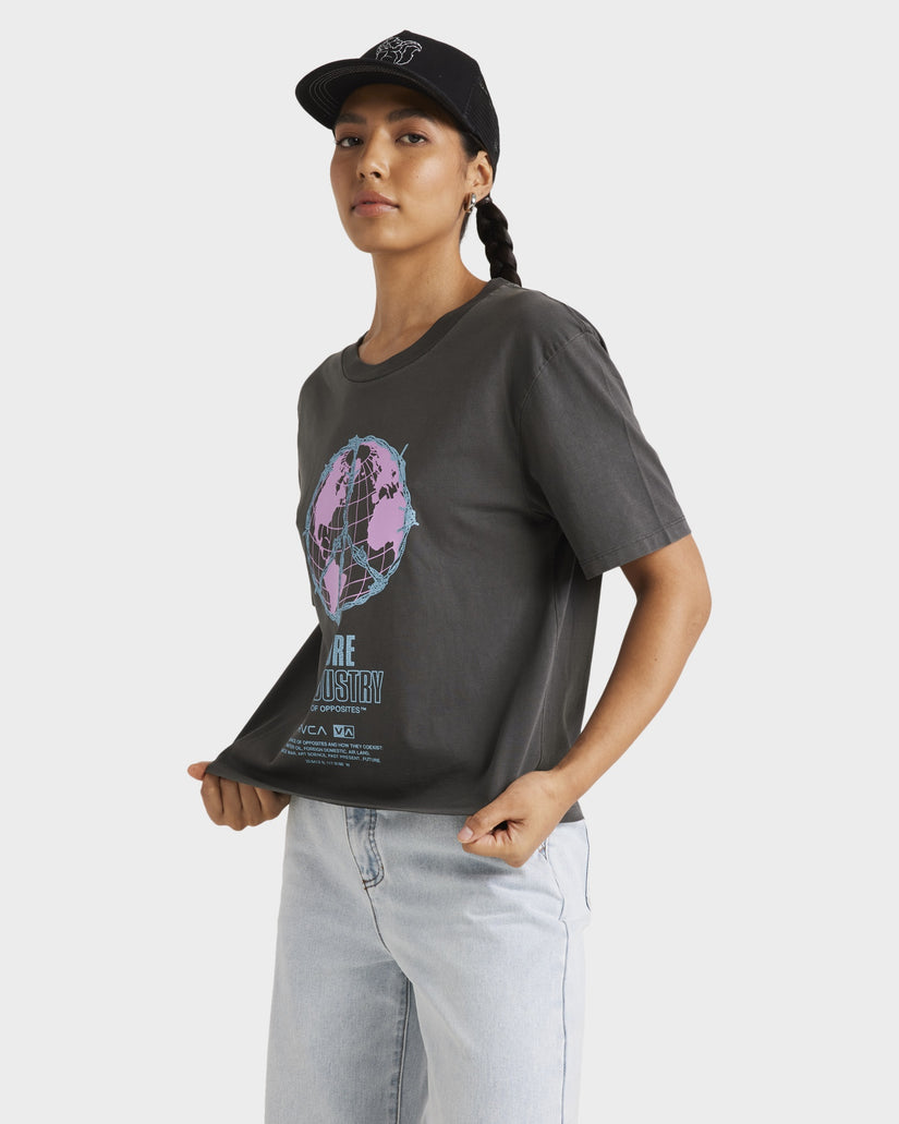 Womens Global RVCA Easy T-Shirt