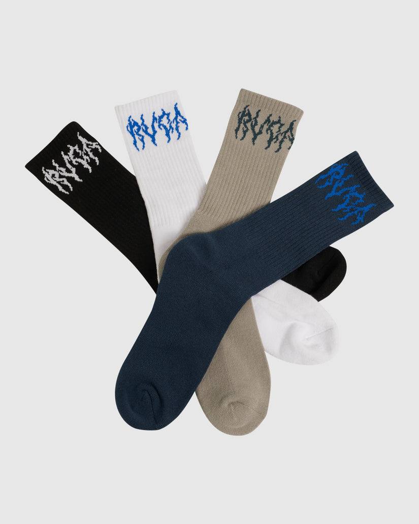 RVCA Seasonal Sock 4 Pack