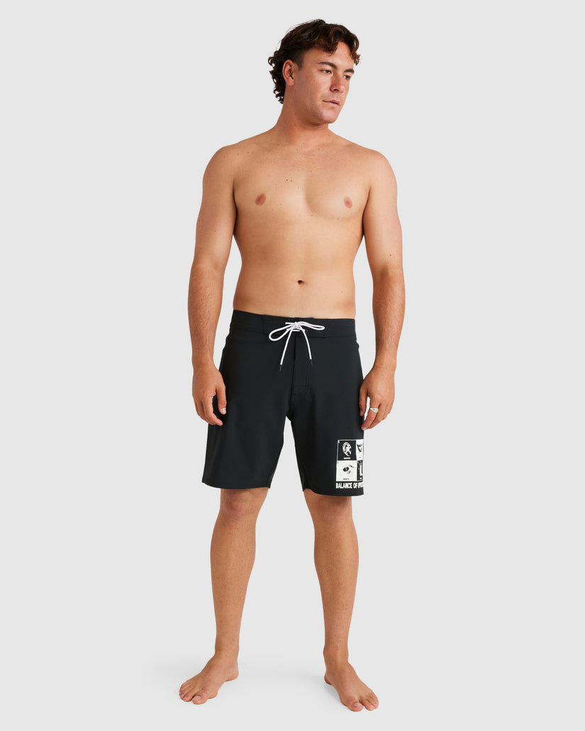 Mens Rvca No Evil 18" Boardshorts