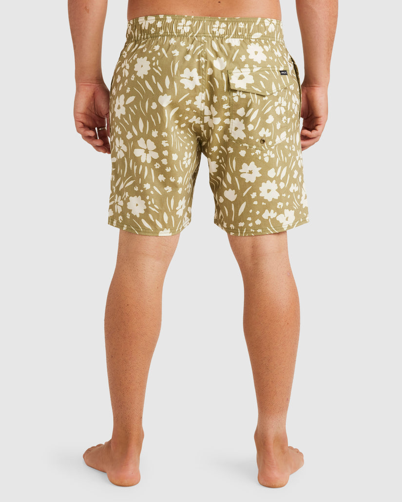 Mens Wildflower 17" Elastic Swim Shorts