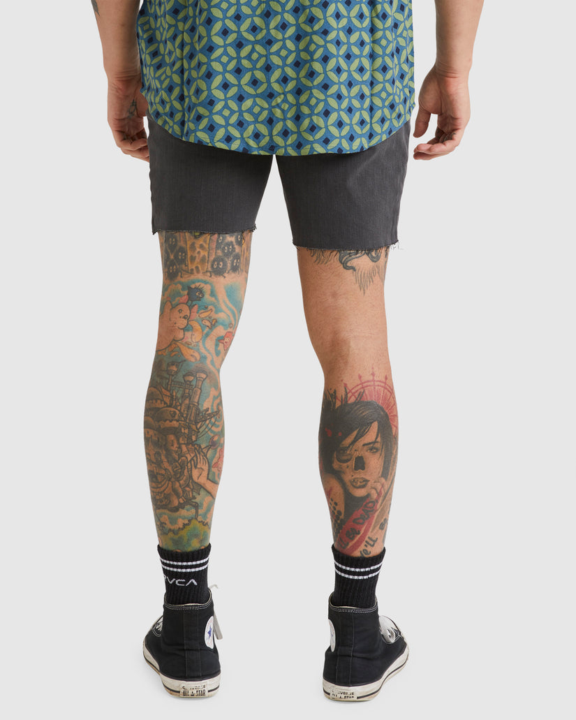 Mens Frayed Walkshorts