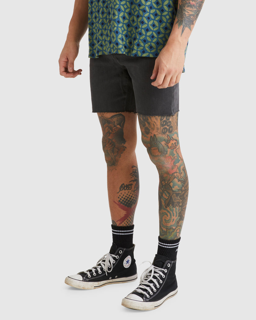 Mens Frayed Walkshorts