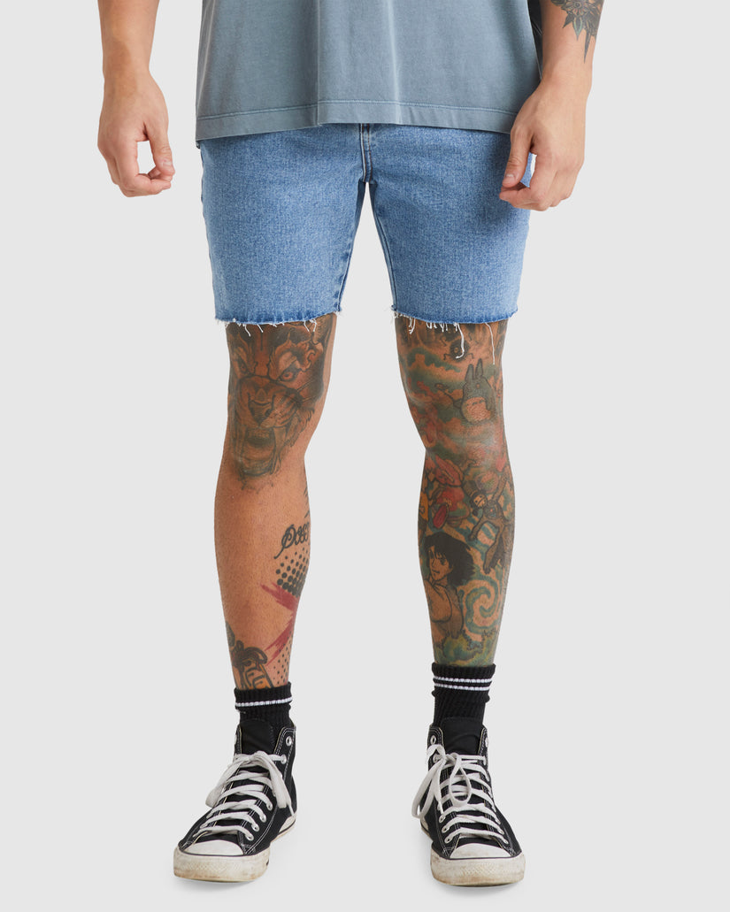 Mens Frayed Walkshorts