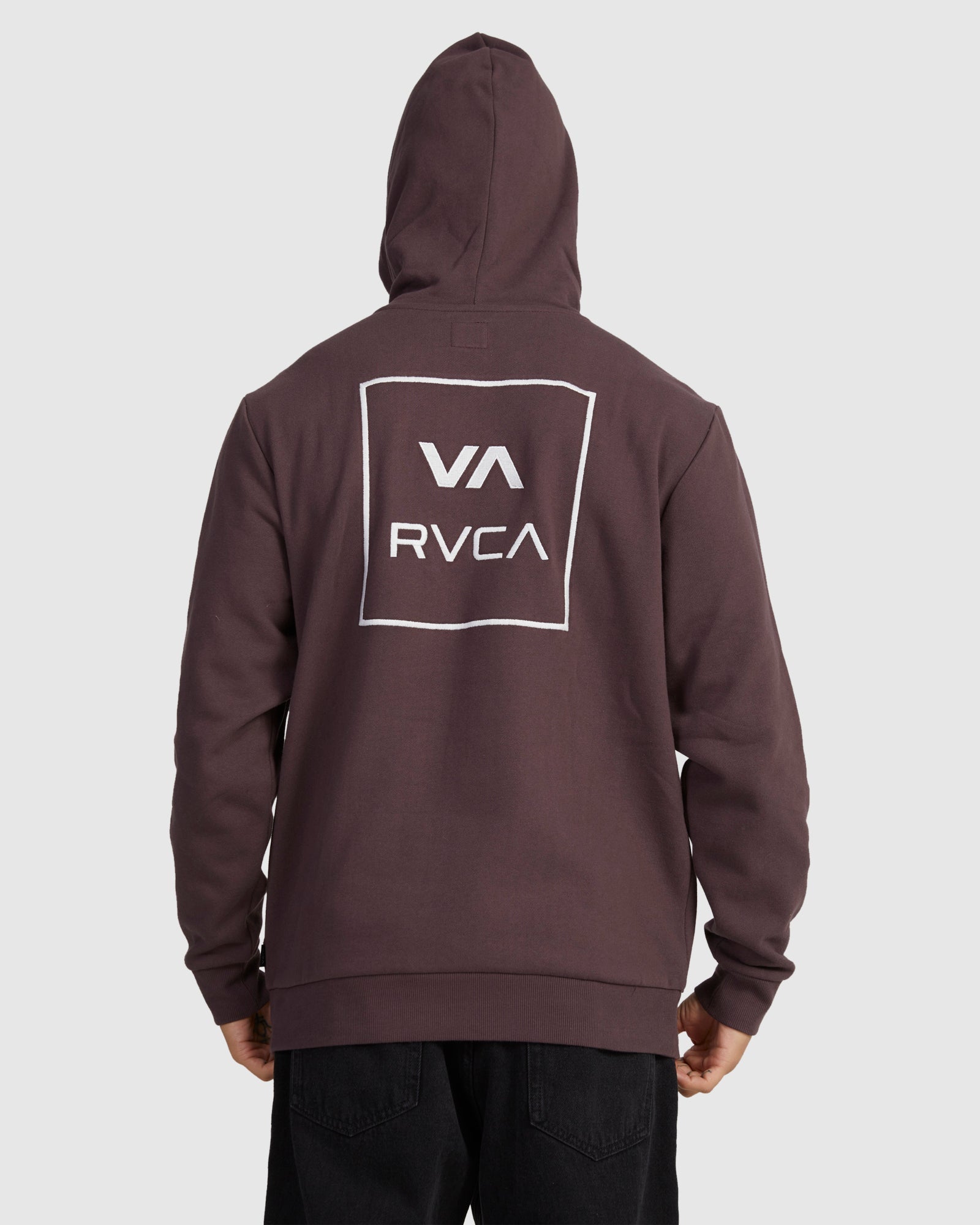 Mens RVCA All The Ways Hoodie New Plum RVCA AU