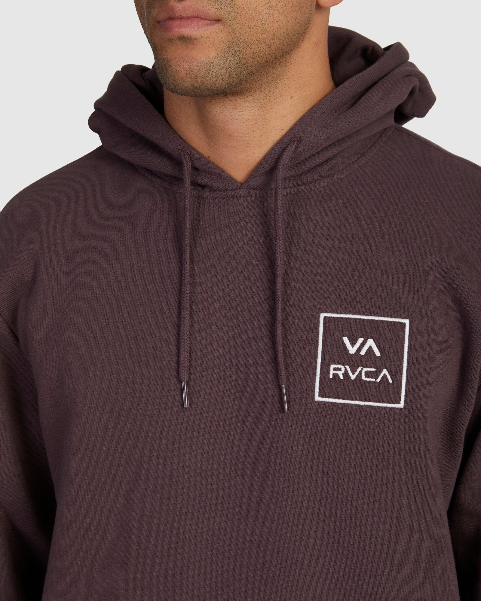 Mens RVCA All The Ways Hoodie New Plum RVCA AU